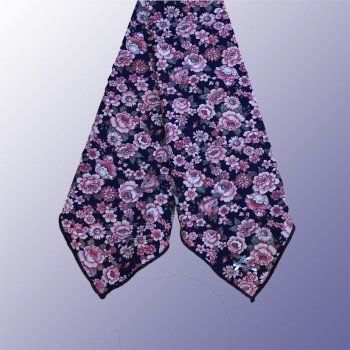 Floral Pink and Navy